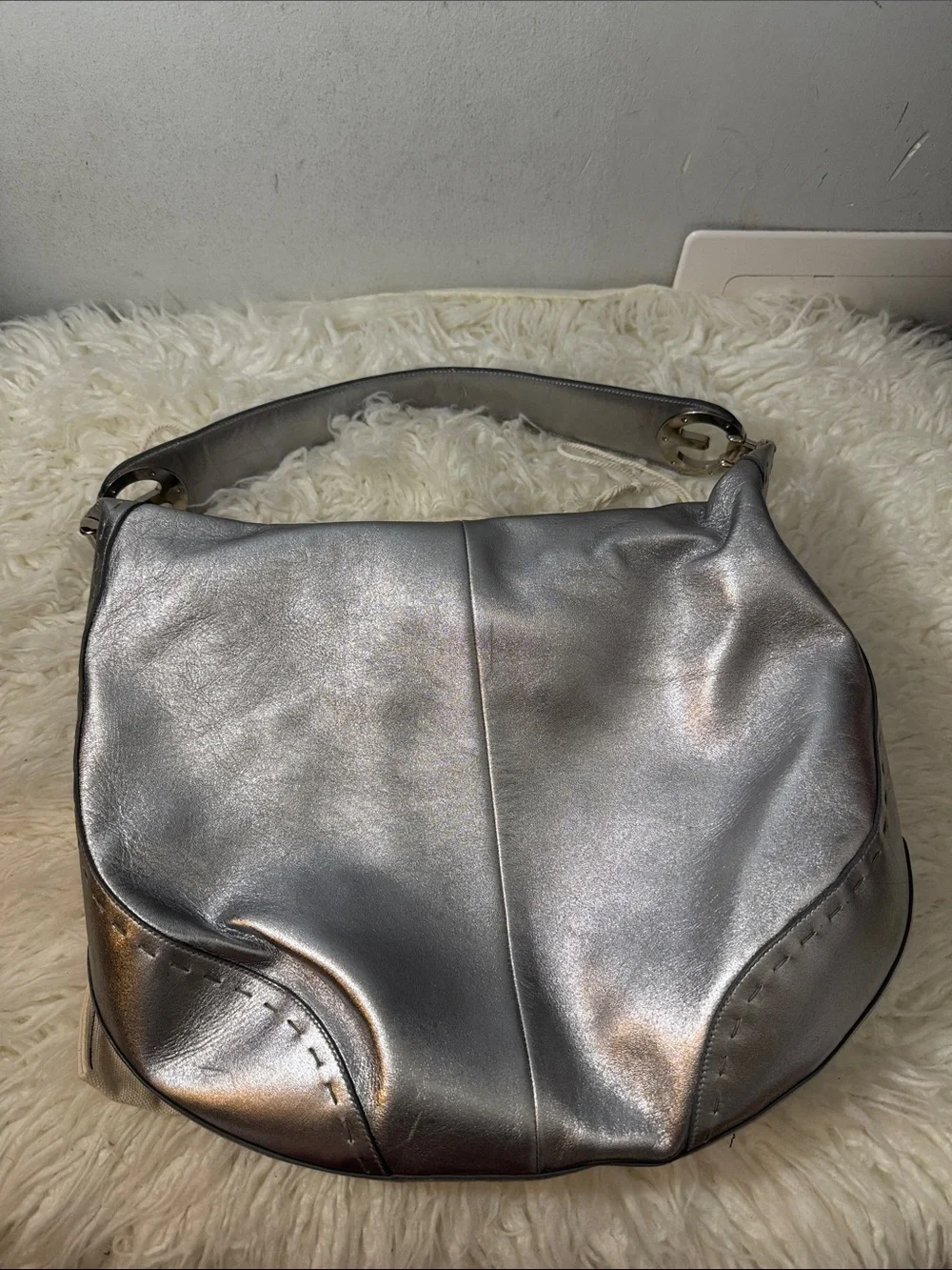 Escada sleek metallic
